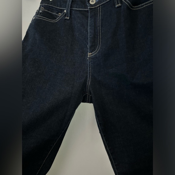 Adriano Goldschmied AG Denim Mila Super High Rise Skinny Ankle Raw Hems Size 28 - Picture 2 of 11